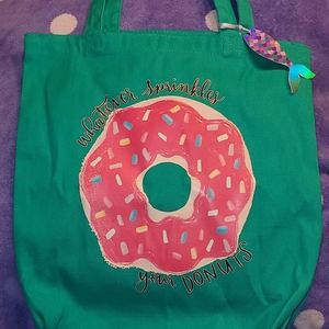 Custom Donut Tote Bag